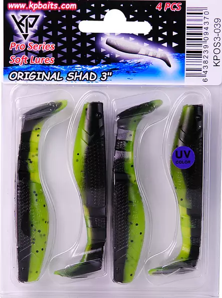 K.P Original Shad 3" Angelköder 4Stk - Jigs und Shads - KPORGSHD3 - 2