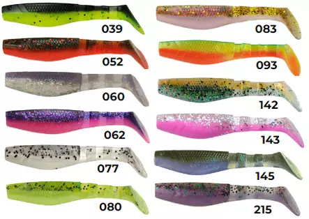 K.P Original Shad 3" Angelköder 4Stk - Jigs und Shads - KPORGSHD3 - 1