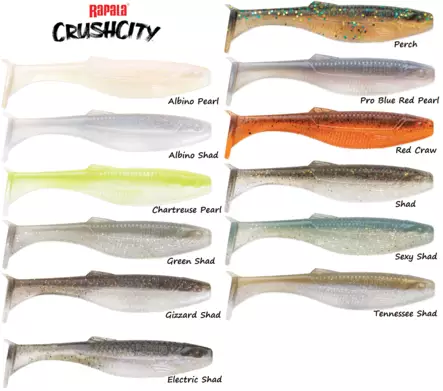 Rapala Der Bürgermeister 7,5 cm 6 g - 4 Stück - Jigs und Shads - CCMYRNE3 - 1