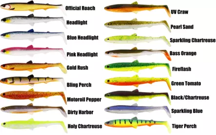 Westin BullTeez Shadtail 9,5cm 7g, 2 Stück - Jigs und Shads - P143-000-163 - 1