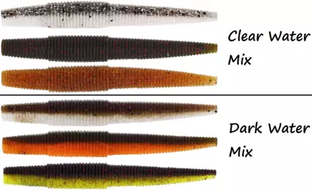 Westin Ned Wurm 11cm 7g Mix, 5 Stück - Jigs und Shads - P182-000-143 - 1