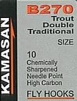 KAMASAN B270 Forelle Doppeltraditionell - Fliegenhaken - 0699900001493 - 2