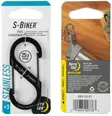 Nite Ize Edelstahl S-Biner Doppelcarabiner - Zelte, Schlafmatten und Hängematten - 094664007383 - 1