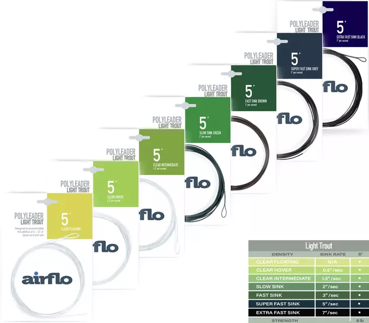 Airflo Polyleader Light Trout 5' Vorfach - Fliegenruten und Vorfächer - 053163210693 - 1