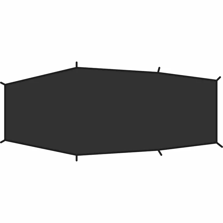 Fjällräven Lite 2 Fußmatte, Schwarz - Fjällräven Zelte und Schlafsäcke - 7323450207243 - 1