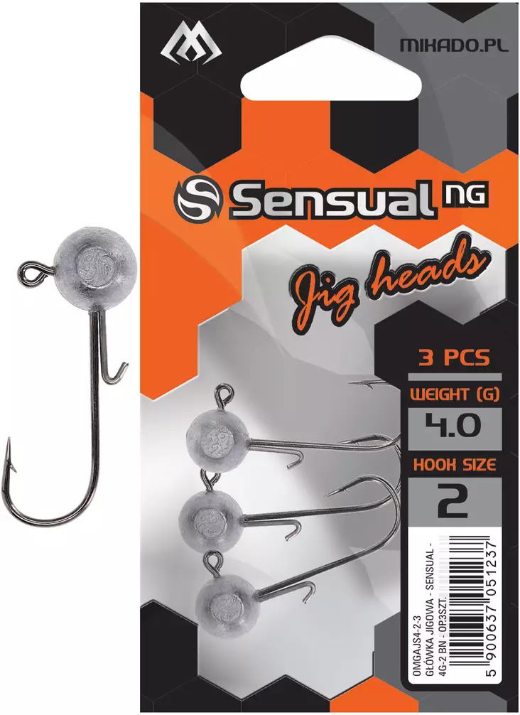 Jigkopf, Mikado Sensual 10-14g, 3 Stück - Jig-Ausrüstungen - 5900637052103 - 1