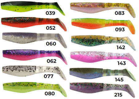 K.P Original Shad 3" Angelköder 4Stk - Jigs und Shads - KPORGSHD3 - 1