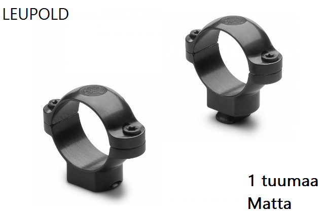 Kiikarinlegierung Ring, Leupold STD 1" Med - Fernglasständer und Objektivschutz - 030317499013 - 1