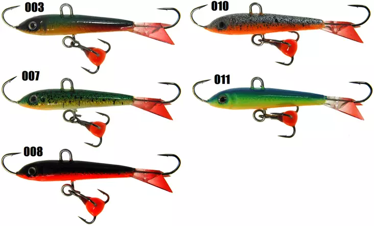 MR. Manu 40mm 7,5g Ausgleichsblinker - Balanspieße, stehende Spieße, Mormyschen - 6438239039523 - 1