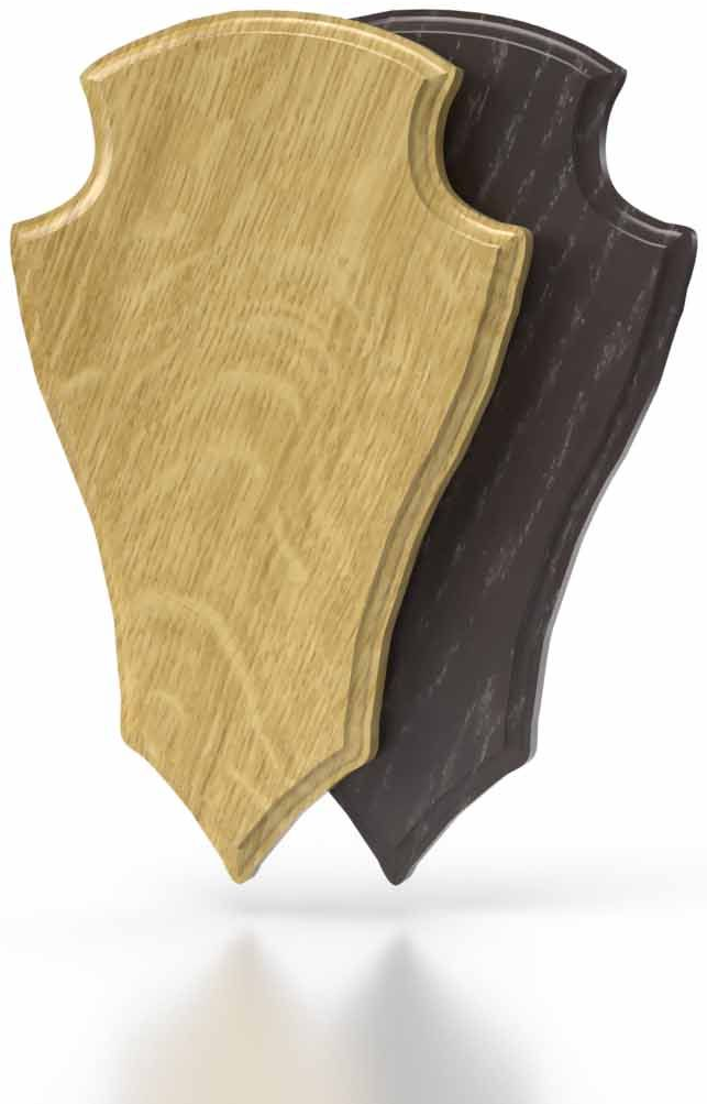 Hirsch Rückenplatte Nr. 2, 40x22 - Trophäenprodukte - 4250392310393 - 1