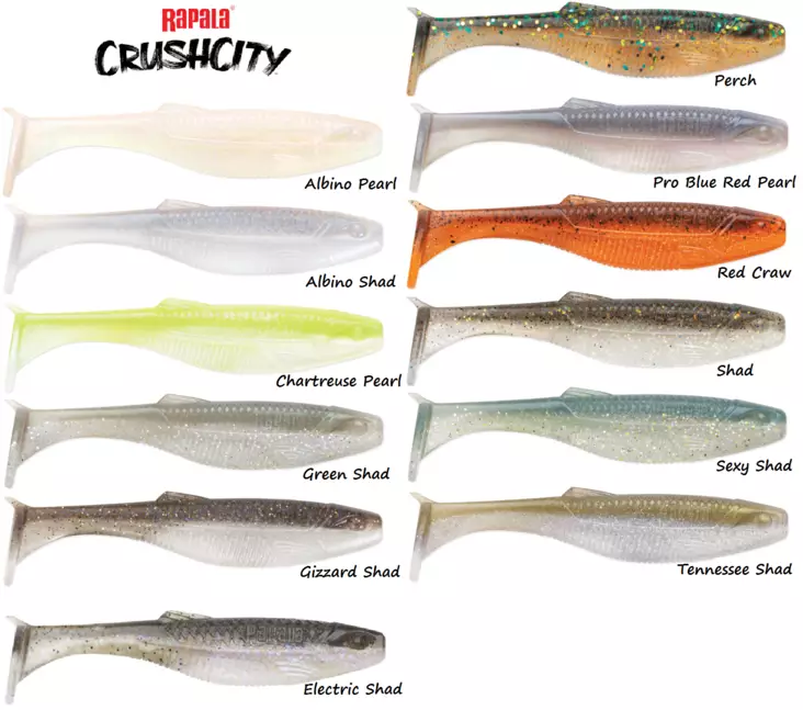 Rapala Der Bürgermeister 7,5 cm 6 g - 4 Stück - Jigs und Shads - CCMYRNE3 - 1