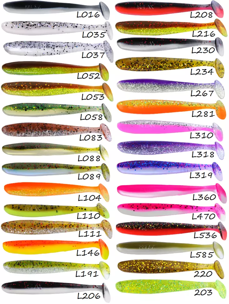 Relax Bass 3" Jerkbait, 4 Stück - Jigs und Shads - RELAX-BASS3 - 1