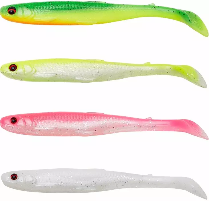 Savage Gear Slender Scoop Shad Dunkel 11cm - Jigs und Shads - 5706301767523 - 1