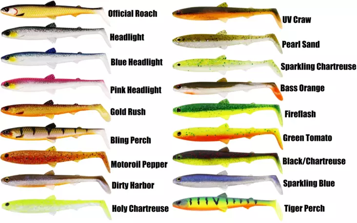 Westin BullTeez Shadtail 7,5cm 4g, 3 Stück - Jigs und Shads - P143-023 - 1