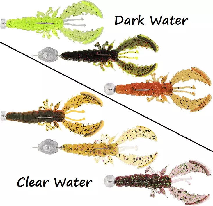 Westin R'N R CreCraw 5,5cm 1g-3,5g - Jigs und Shads - P251-109X-253 - 1