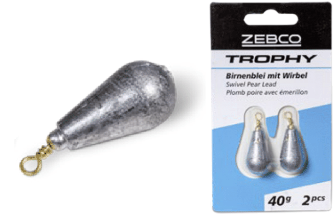 Zebco Trophy Birnenblei 5g, 3Stück - Angelgewichte - 4029569269853 - 1