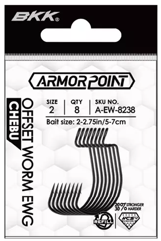 BKK Armorpoint Offset Worm EWG Chebu - Jig-Ausrüstungen - BKK-A-EW-824 - 2