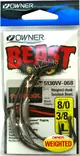 Owner Beast Haken, gewichtet - Angelhaken - 4953873010224 - 1