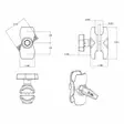 RAM - Griff Kurz 8,89 cm, 1,5" - RAM-Mounts-Produkte - 793442020124 - 3