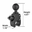 RAM Tough-Claw Tankoenica Small, 1,5" - RAM-Mounts-Produkte - 793442952364 - 4