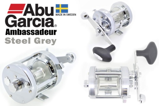 Abu Garcia AMB 6500CL Stahlgrau - Casting Multiplier Rollen - 1441814 - 2