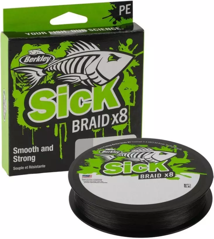 Berkley Sick Braid x8 150m, geflochtene Angelschnur - Angelschnüre - 028632345374 - 1