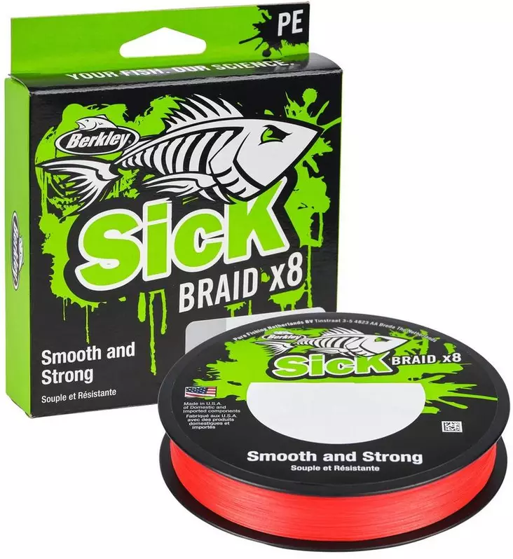 Berkley Sick Braid x8 150m, geflochtene Angelschnur - Angelschnüre - 028632982494 - 1