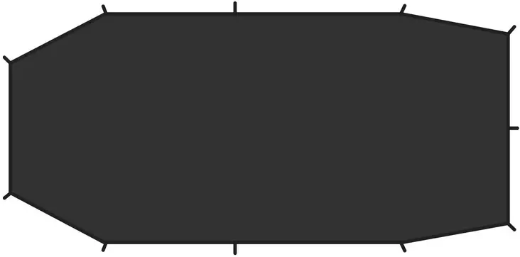 Fjällräven Shape 3 Fußabdruck, Schwarz - Fjällräven Zelte und Schlafsäcke - 7323450207274 - 1