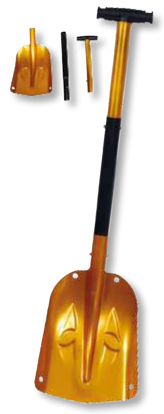 Dreiteiliges Schneeschaufel, Hurricane - Eisangelbedarf - 7340010383254 - 1