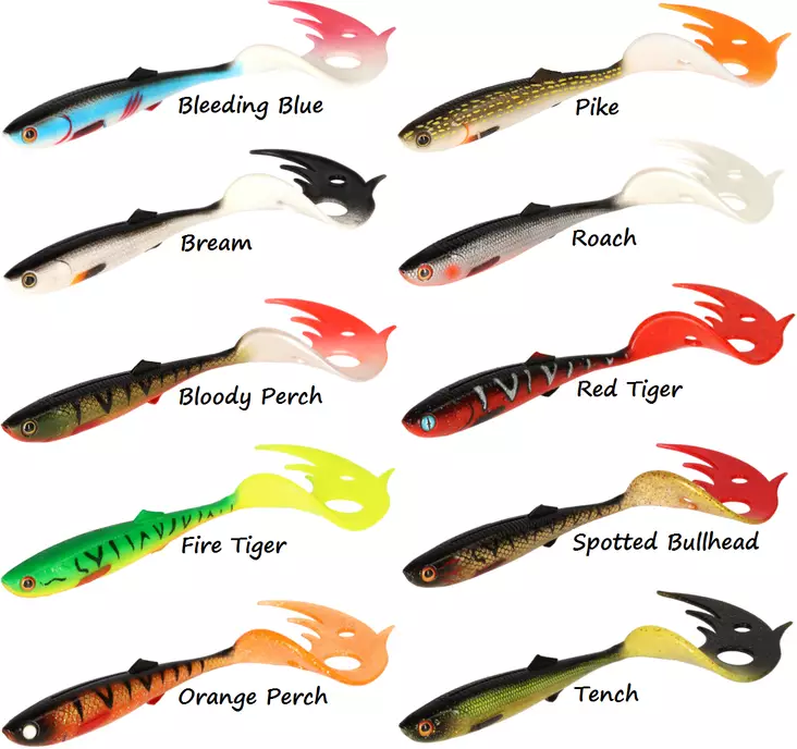 Mikado Sicario Hecht Schwanz 24cm 67g 1Stk - Jigs und Shads - PMSCT-24 - 1