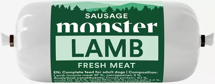 Monster Dog Lamm-Wurst 400g - - 7350040128954 - 1