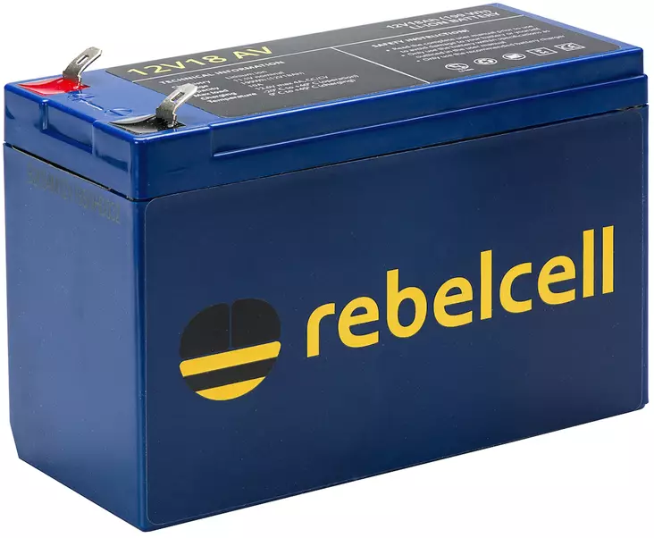 Rebelcell Li-Ion 12V 18A Batterie (199 Wh) - Elektroaußenbordmotoren und Zubehör - 7106623685884 - 1