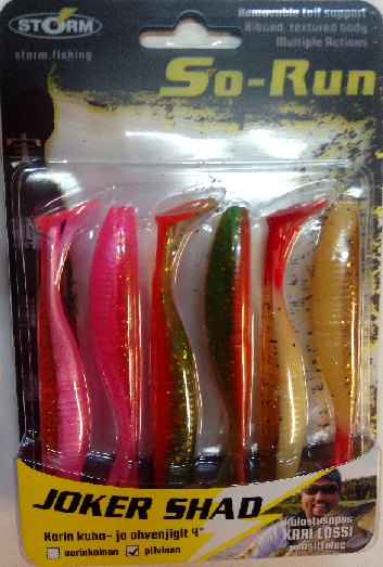 Storm So-Run Joker Shad, bewölkt - Jigs und Shads - 039984179044 - 1