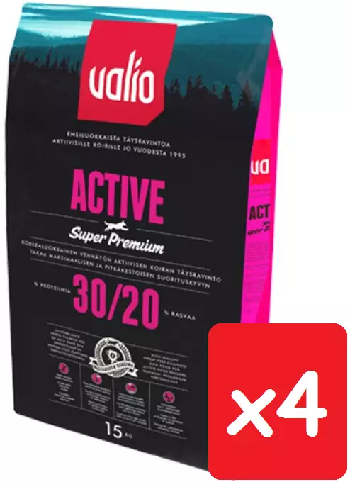 Valio Active 15kg - 4 Säcke - - 6438347000027x4 - 1