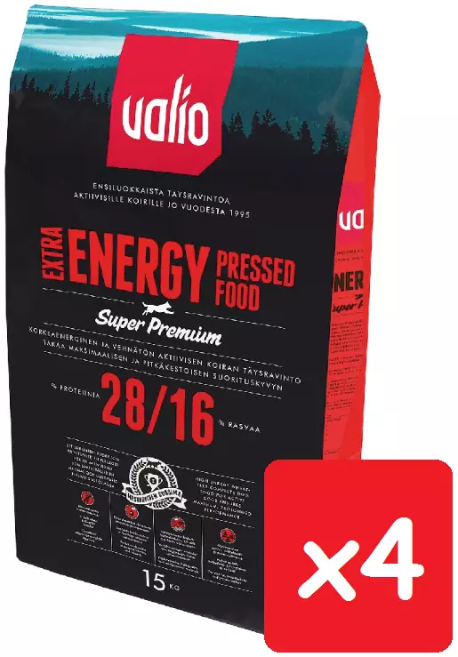 Valio Puriste Extra Energy 15kg - 4 Säcke -  - 6438347000058x4 - 1