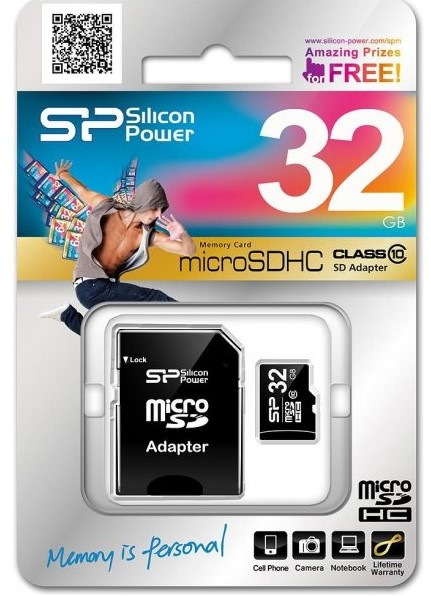 32 GB microSDHC Speicherkarte, SP - Mobiltelefonzubehör - 4712702625905 - 1