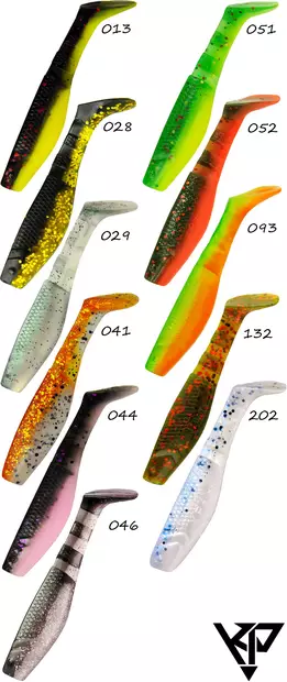 K.P Original Shad 2,5" Köder 4 Stück - Jigs und Shads - 5-KPOS25 - 1