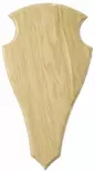 Tarkka-Scandi Trophäenplatte Reh L - Trophäenprodukte - 321825 - 1