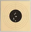 Luftgewehr Zielscheibe 14x14 50 Stück - Waffen- und Zielhilfen - 6419484035975 - 1