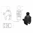 RAM Tough-Claw Tanko Halterung Klein, 1" - RAM-Mounts-Produkte - 793442946585 - 3
