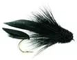 Streamerfliegen 2 Stück, Muddler Schwarz S8 - Fertigfliegen - 6430037106965 - 1