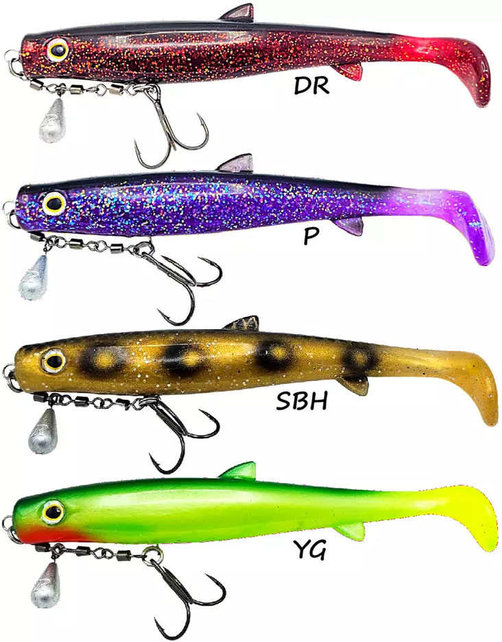 Ruthless Jedda 17cm riggierter Hecht-Jig - Jig-Ausrüstungen - 642981170 - 1