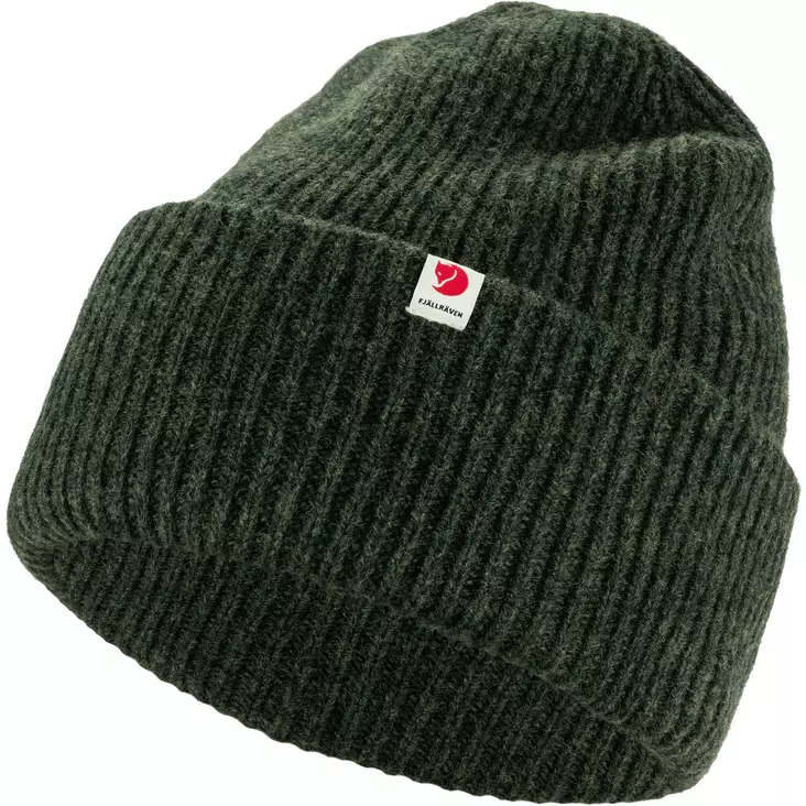 Fjällräven Heavy Beanie, Mütze, Tiefer Wald - Fjällräven Kopfbedeckungen - 7323451052545 - 1