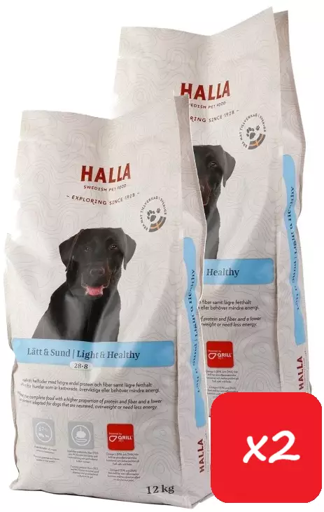 Halla Lätt & Sund 12kg - 2 Säcke - - 7350003233405 - 1