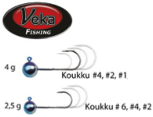 Jigkopf aus Metall, Veka 4,0g - Jig-Ausrüstungen - 6420071102045 - 1