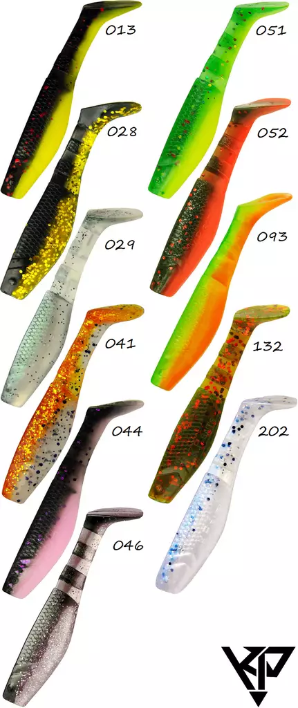 K.P Original Shad 2,5" Köder 4 Stück - Jigs und Shads - 5-KPOS25 - 1