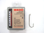 KAMASAN B830 ForelleKlassischKöderLang - Fliegenhaken - 0699900001615 - 1