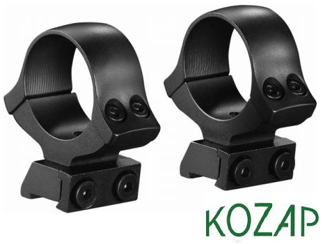 Zielfernrohrmontage, Kozap CZ 527 1" Niedrig - Fernglasständer und Objektivschutz - 0699900003145 - 1