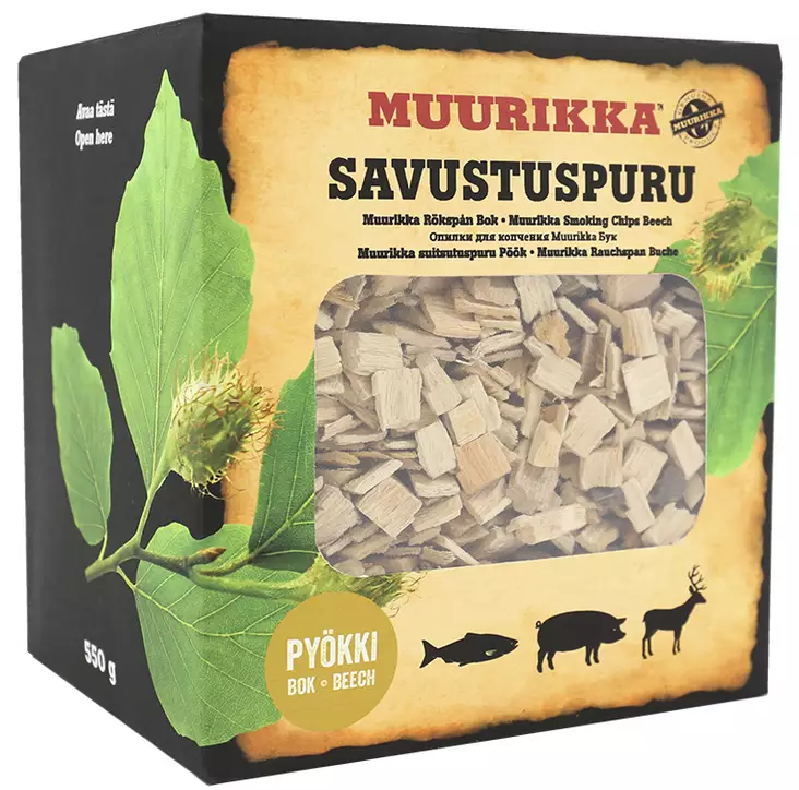 Muurikka Räucherhaken Buchenholz 2L - Muurikka Pfannen, Smoker, Kochen - 6412450671305 - 1