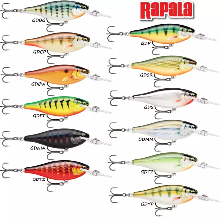 Rapala Shad Rap Elite 7,5 cm 12 g - Wobbler - SRE75 - 1